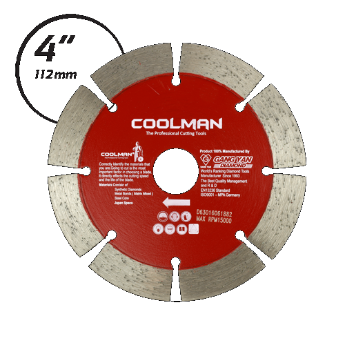 COOLMAN DRY SEGMENTED BLADE