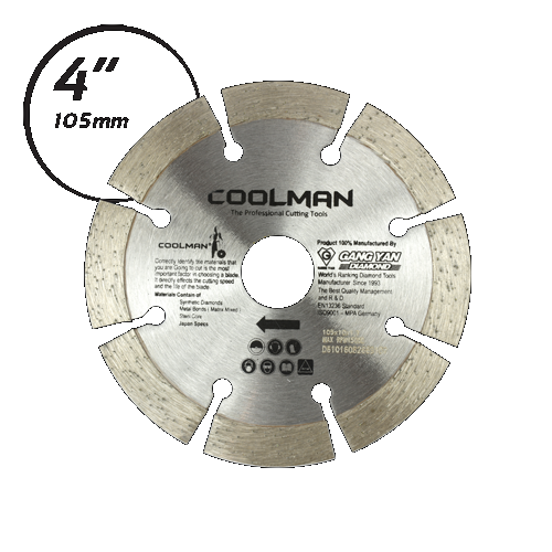 COOLMAN DRY SEGMENTED BLADE