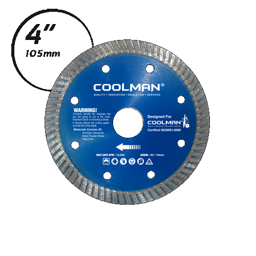 COOLMAN CONTINUOUS THIN TURBO RIM BLADE