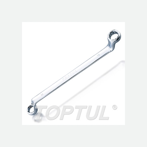 Toptul Double Ring Wrench 75° Offset - METRIC (Mirror Polished)