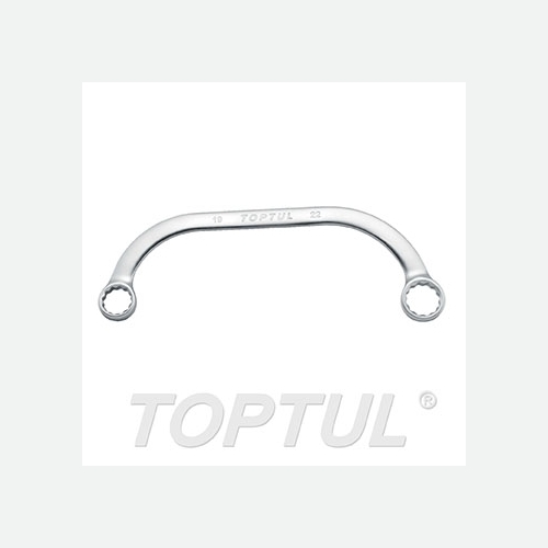 Toptul Half-Moon Ring Wrench (Satin Chrome Finished)