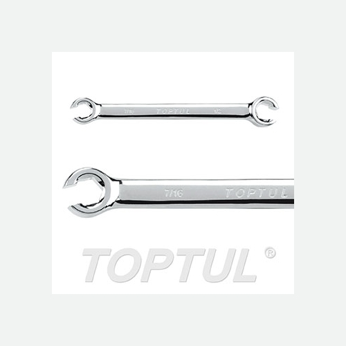 Toptul 6PT - Flare Nut Wrench - SAE (Mirror Polished)