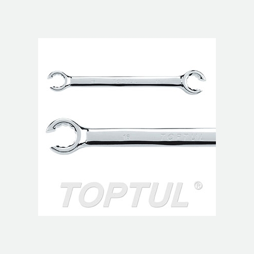 Toptul 12PT - Flare Nut Wrench - METRIC (Mirror Polished)