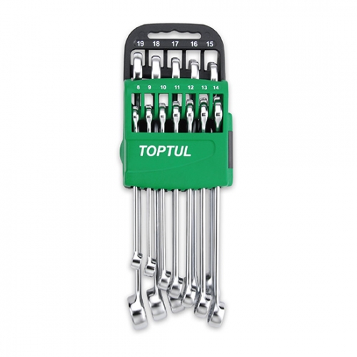 Toptul 15° Offset Pro-Line Combination Wrench Set - STORAGE RACK