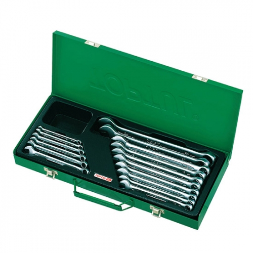 Toptul 15° Offset Standard Combination Wrench Set - METAL BOX