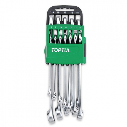 Toptul 15° Offset Standard Combination Wrench Set - STORAGE RACK