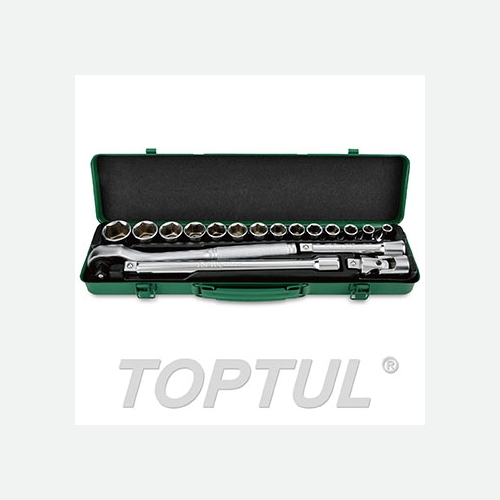 Toptul 18PCS 1/2