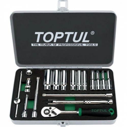 Toptul 18PCS 1/4