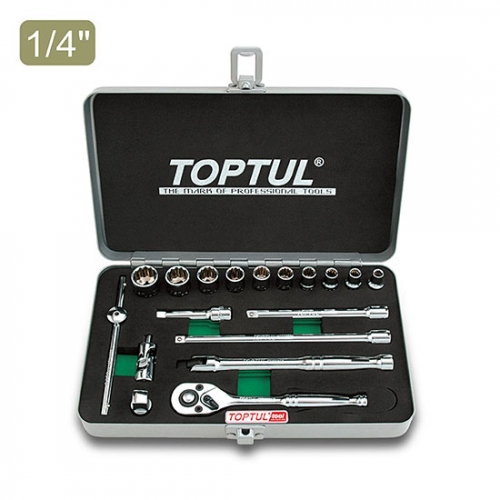 Toptul 18PCS 1/4