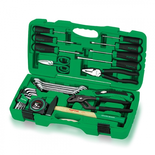 Toptul 30PCS Professional Grade,Home Repairs & Maintenance Tool Set