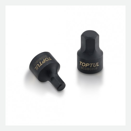 Toptul One-Piece Stubby Hex Bit Sockets