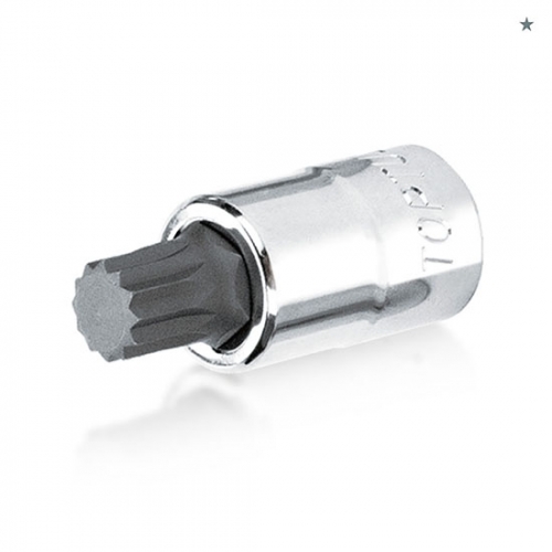 Toptul Spline Bit Sockets (Mirror Polished)