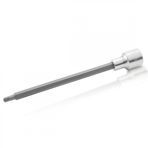 Toptul Hex Bit Sockets - 180mml (Satin Chrome Finished)