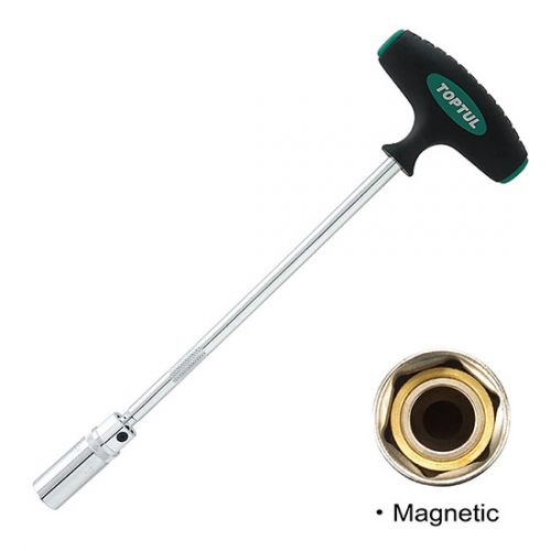 Toptul T-Handle Magnetic Spark Plug Socket