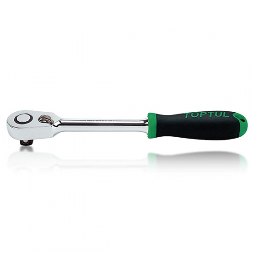 Toptul Compact Head Reversible Ratchet Handle with Quick Release