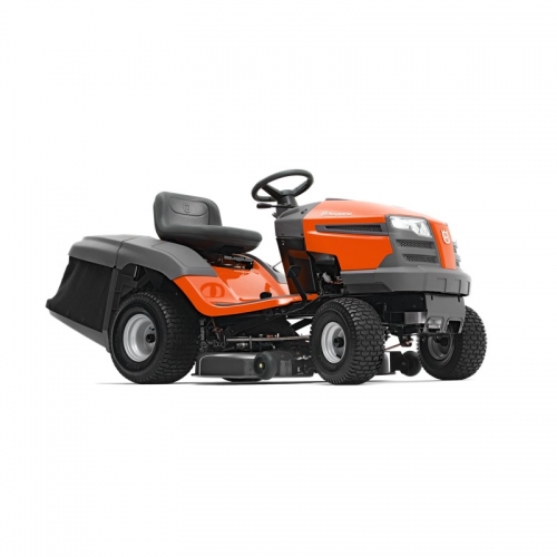 User friendly ride-on lawn tractor with 13kW Briggs & Stratton petrol enigne.