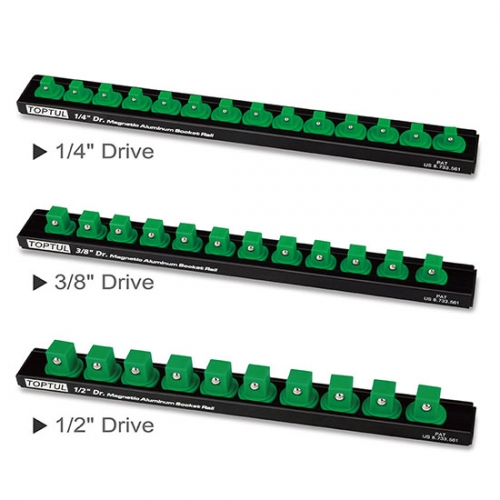 Toptul Magnetic Aluminum Socket Rail