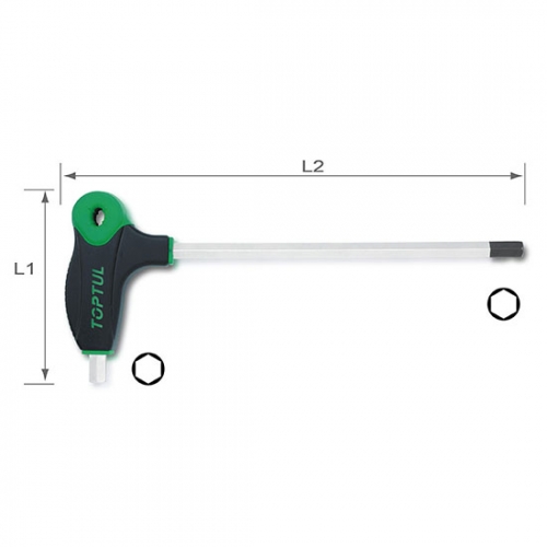 Toptul L-Type Two Way Hex Key Wrench