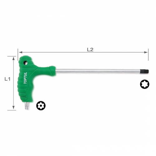 Toptul L-Type Two Way Star & Tamperproof Key Wrench