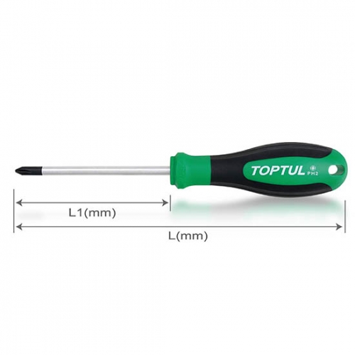 Toptul Pro-Series Phillips Anti-Slip Screwdrivers