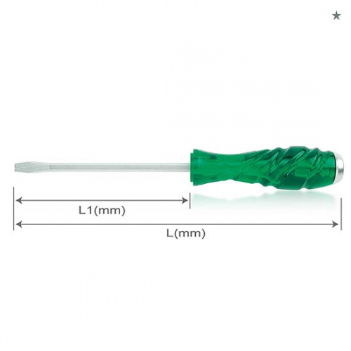 Toptul Go-Thru Slotted Screwdrivers