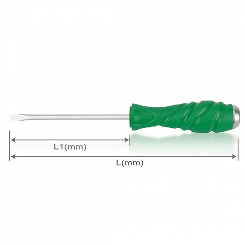 Toptul Go-Thru Slotted Screwdrivers