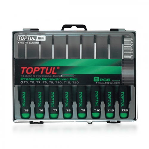 Toptul 8PCS Precision Screwdriver Set (Star Type)