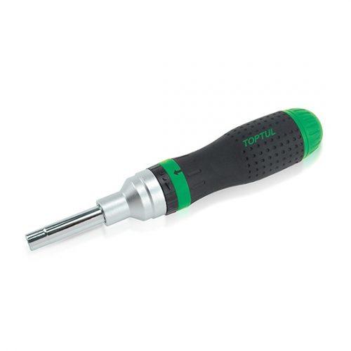 Toptul High-Torque Ratchet Screwdriver Handle with Storage