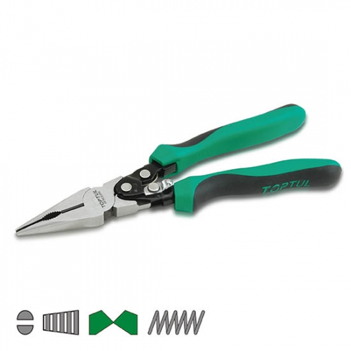 Toptul Pro-Series Double Hi-Leverage Long Nose Pliers