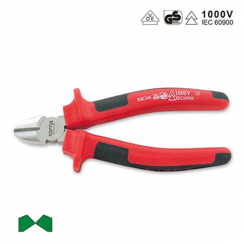 Toptul VDE Insulated Diagonal Cutting Pliers