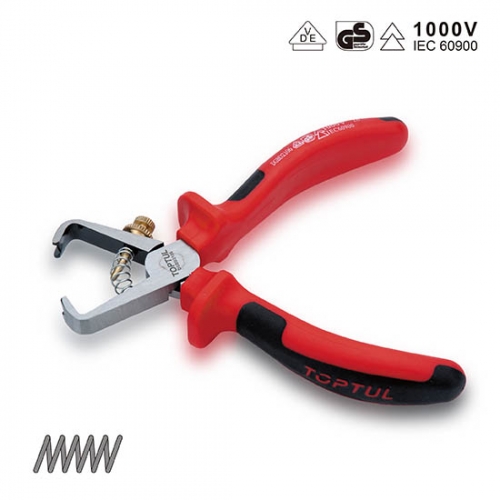 Toptul VDE Insulated Wire Stripping Pliers