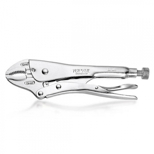 Toptul Curved Jaw Locking Pliers with Wire Cutters
