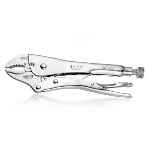 Toptul Curved Jaw Locking Pliers with Wire Cutters