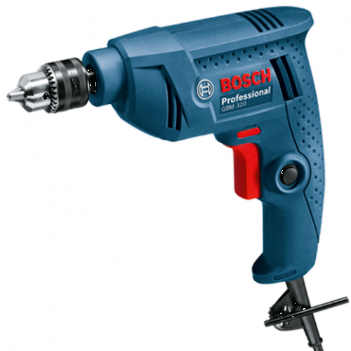 Bosch Hand Drill 6.5mm, 320W, 4200rpm, 1kg GBM320