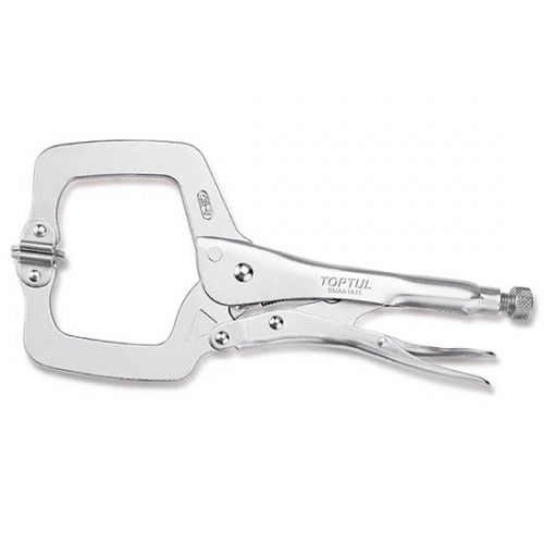 Toptul C-Clamp Locking Pliers with Swivel Pads (11