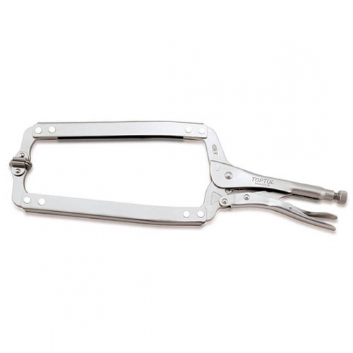 Toptul C-Clamp Locking Pliers with Swivel Pads (18