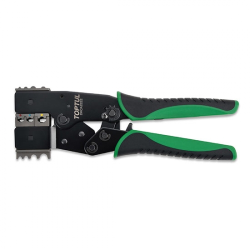 Toptul 2-IN-1 Quick Interchangeable Ratchet Crimping Pliers