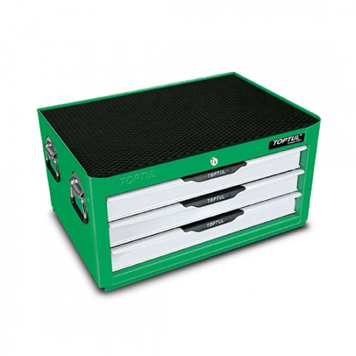 Toptul 3-Drawer Middle Tool Chest - PRO-LINE SERIES - GREEN