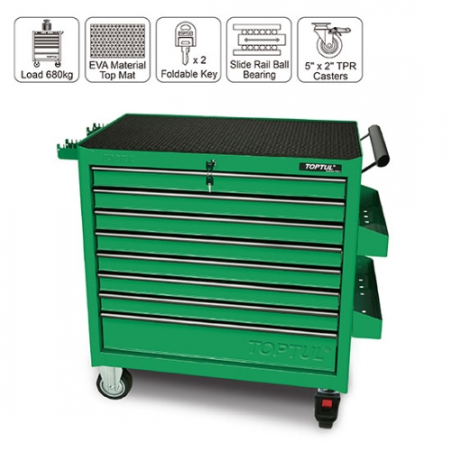 Toptul 8-Drawer Jumbo Roller Cabinet