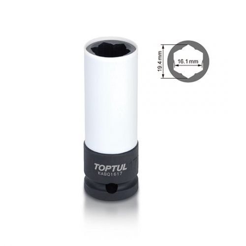 Toptul Thin Wall Deep Impact Socket with Plastic Sleeves (For Mercedes-Benz)