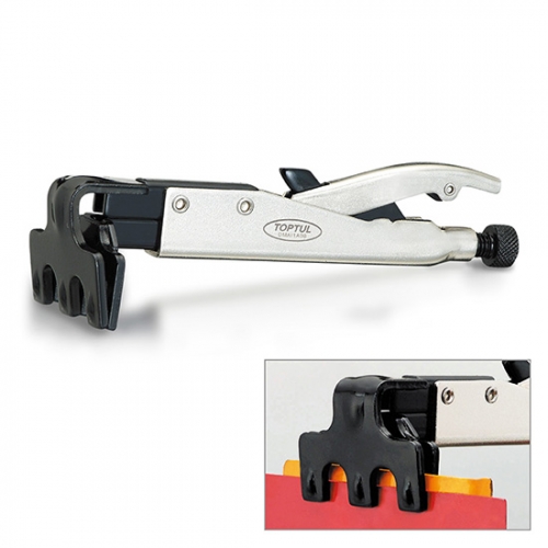 Toptul Self-Locking Multi-Grip Pliers with Wide Flat Jaws