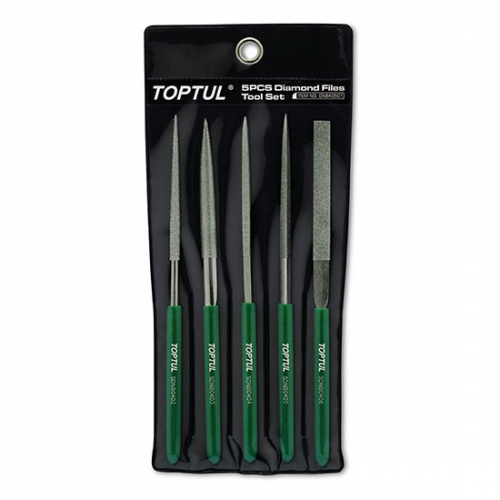 Toptul 5PCS Diamond Needle File Set