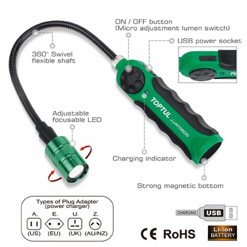 Toptul Cordless LED Flexible Inspection Lamp