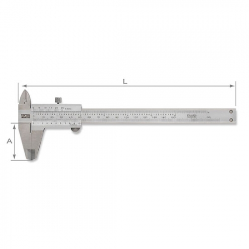 Toptul Stainless Steel Vernier Caliper