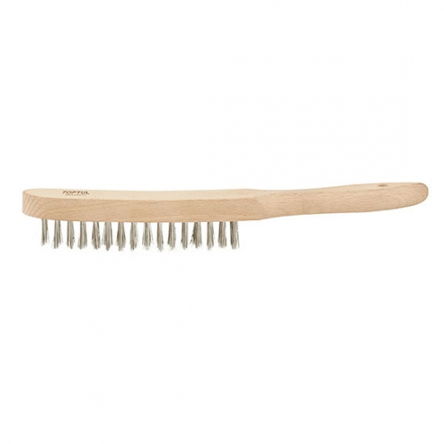 Toptul 3 Row Stainless Steel Wire Scratch Brush