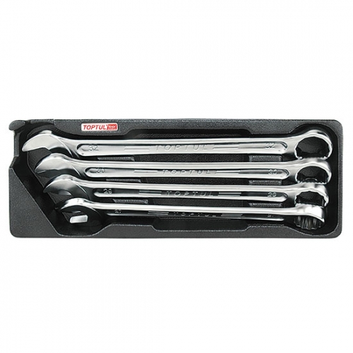 4PCS - 15° Offset Hi-Performance Combination Wrench Set