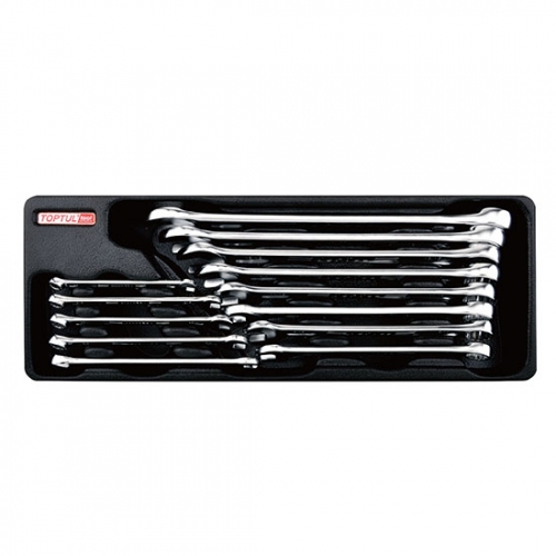 13PCS - 15° Offset Hi-Performance Combination Wrench Set (SAE)