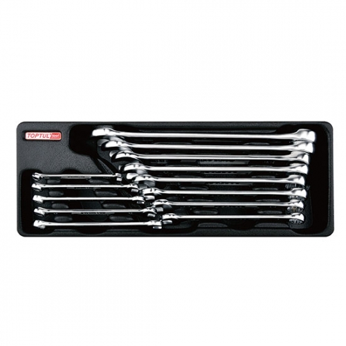 13PCS - 15° Offset Super-Torque Combination Wrench Set (METRIC)