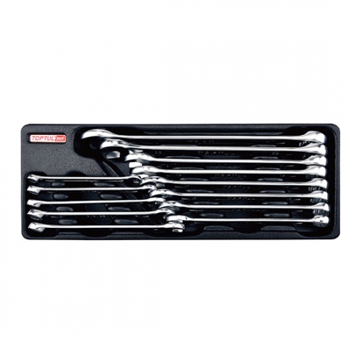 13PCS - 15° Offset Standard Combination Wrench Set (METRIC)