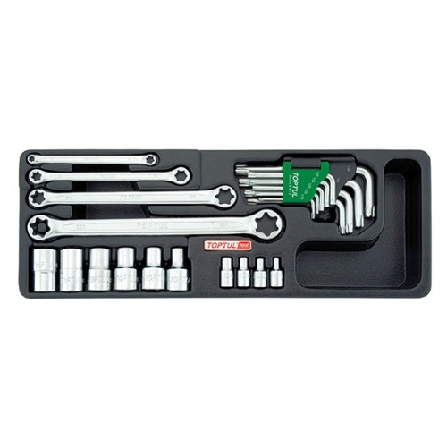 23PCS - Star Wrench, Sockets & Key Wrench Set